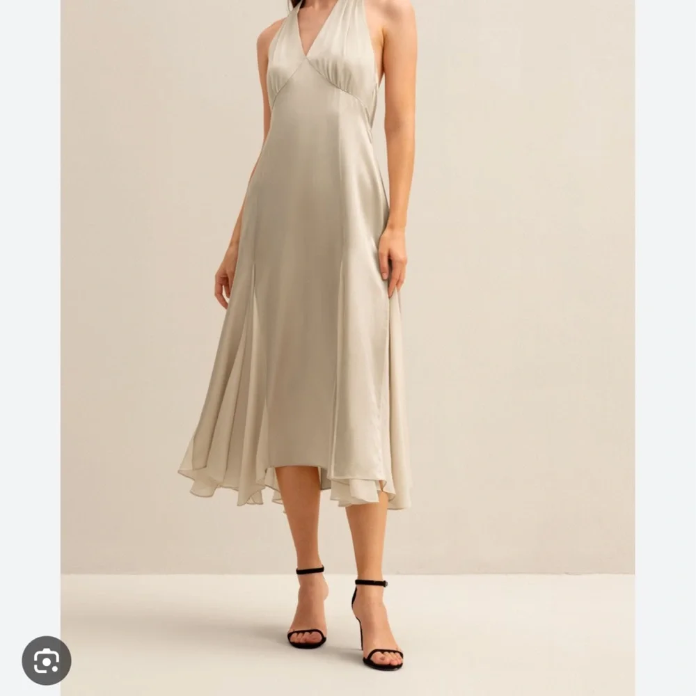 Elegant Cream High Low Dress - Picture 1 of 3